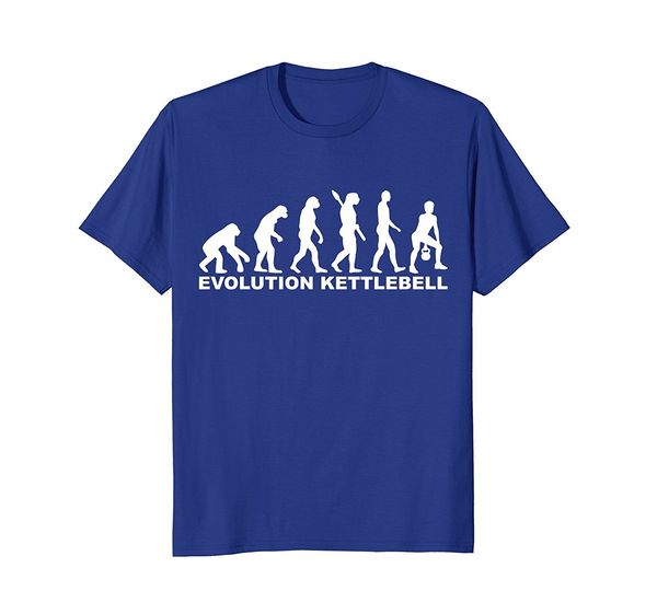 

fashion men t shirt evolution kettlebell t-shirt summer t-shirt