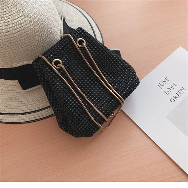 

clutch evening bag shoulder handbags luxury women bag simple diamond bags satin totes lady wedding party pouch small