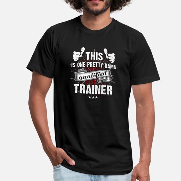 

s for men job trainer t shirt men customized cotton euro size s-3xl cool famous basic summer normal shirt