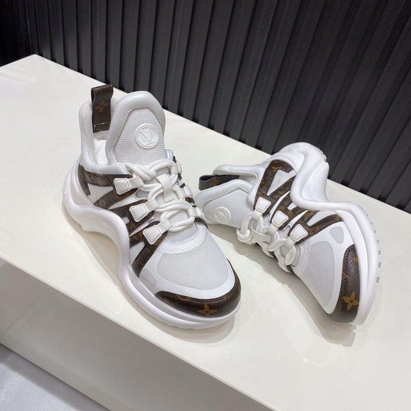 

r luxury leather casual sneakers, stylish archlight sneakers, comfortable platform, size 35-45 (with original box