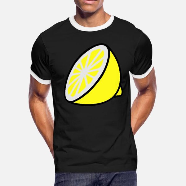 

лимонный t shirt men customize tee shirt s-3xl одежда фитнес новая мода весна осень отдых рубашка