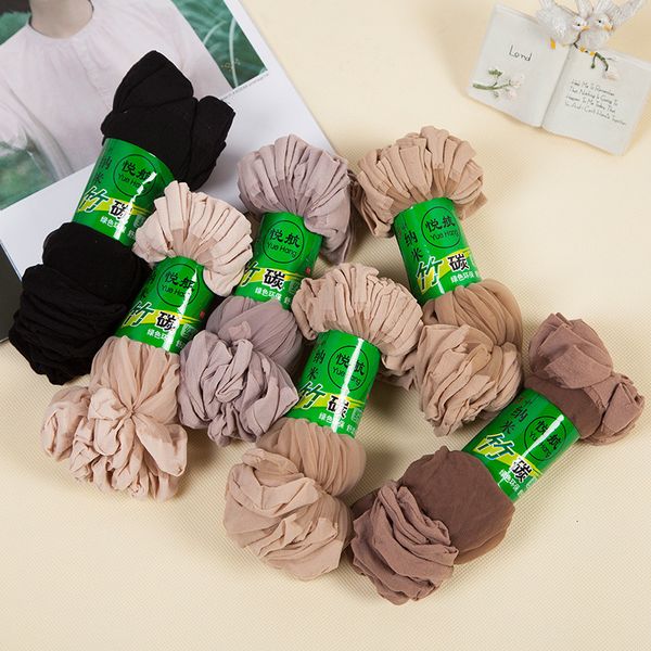 

cool breathable spring summer black skin sock solid colors quality flexible women's girl silk socks good quality, Black;white