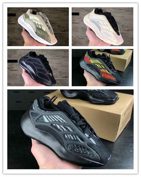 

highest quality2020 kids 7oo infants running shoes girls sneakers children little boys azael black kanye west v3 alvah skeleton basketball t