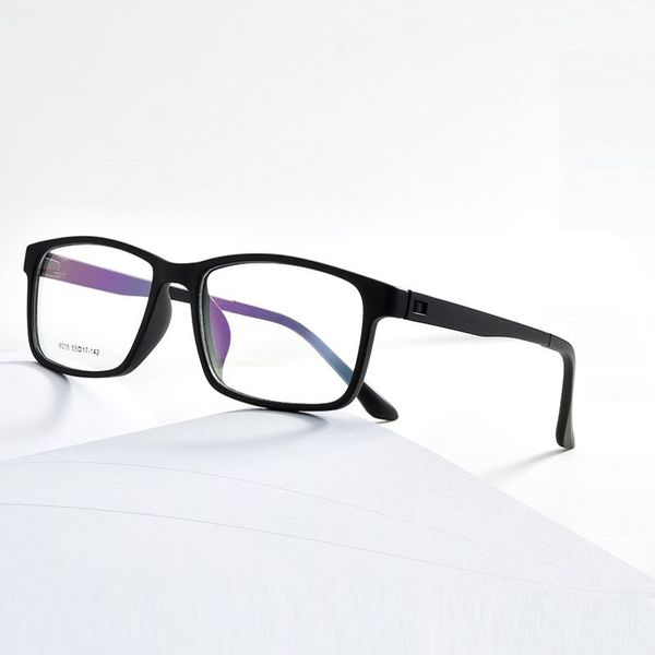 

w-138 new eyewear tr90 full frame elastic paint and classic spectacle frame for men general optical prescription reading glasses, Black