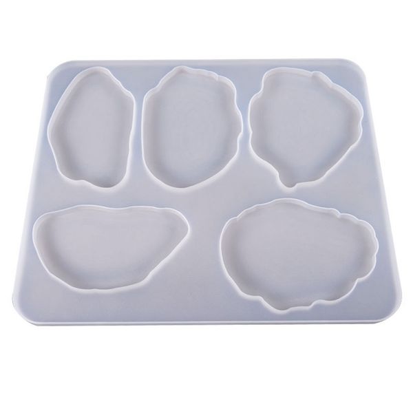 

silicone mold craft cup tray irregular coaster reusable diy art accessories
