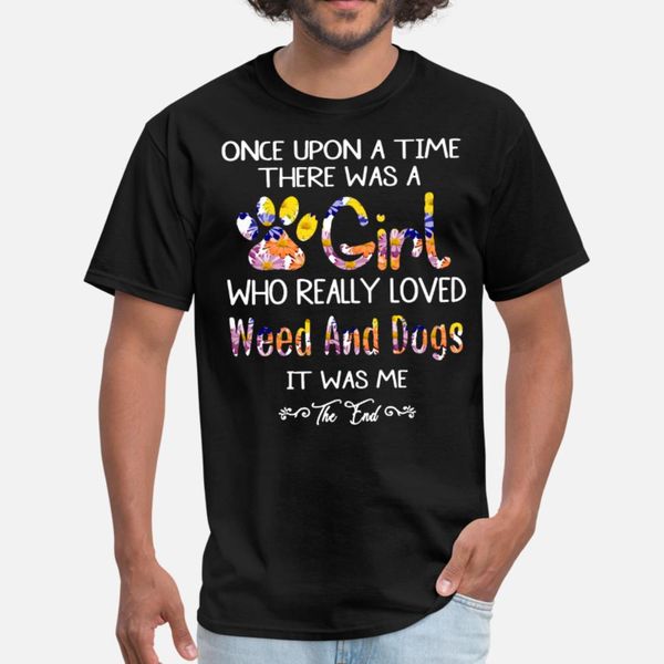 

once upon a time there was a girl who really loved t shirt men printed 100% cotton size s-3xl homme loose humor summer pictures shirt