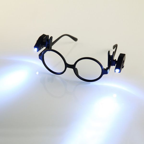 

2pcs flexible book reading lights night light for eyeglass and tools mini led eyeglass clip on universal portable, Silver
