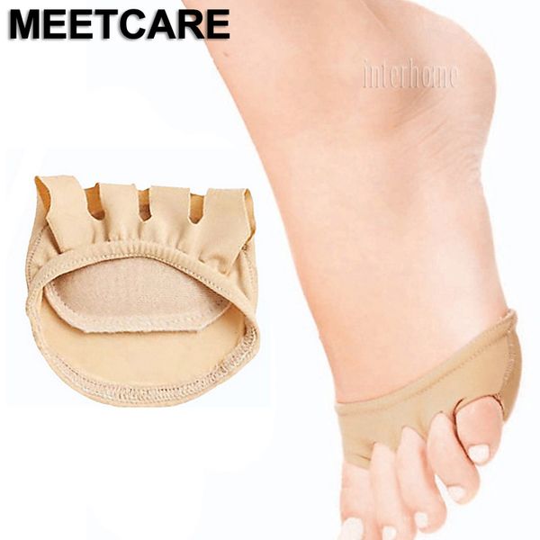 Japan Style Invisible Enfermagem Barco Socks macio Forefoot Pad absorver o suor Desodorante anti-desgaste Foot Care Mulheres Homens Abra Toe Socks