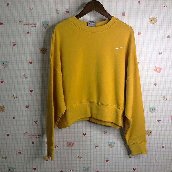 

2020 осень новый женский спортивный стиль конфеты конфеты свитера цвета гоу вышивка основной короткий потерять все матч свитер моды 9tvtq, Black