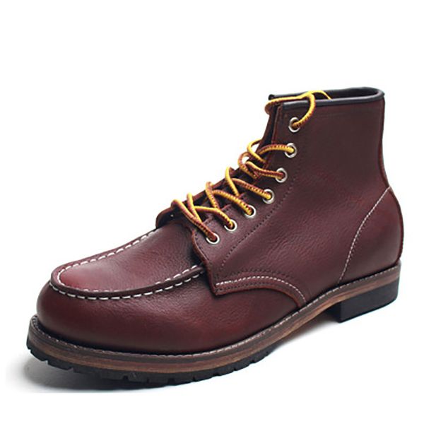 

mens boots leather big size shoes winter men handmade male comfortable shoe 9#20/10d50, Black