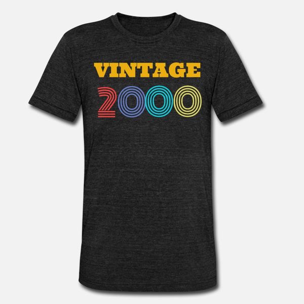 

урожай 2000 geschenk für alle die 2000 geboren si тенниска мужчины пользовательской футболка crew neck стандартного fit смешной повседневной