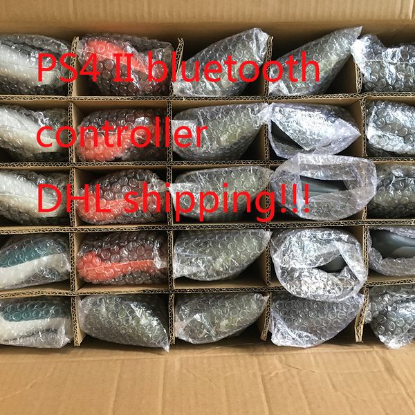 

shock 4 wireless controller gamepad for ps4 joystick with retail package logo game controller wholesale dhl fast shipping