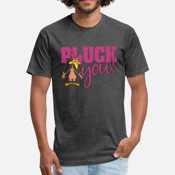 

pluck you t shirt men print short sleeve crew neck vintage gift comfortable spring outfit shirt