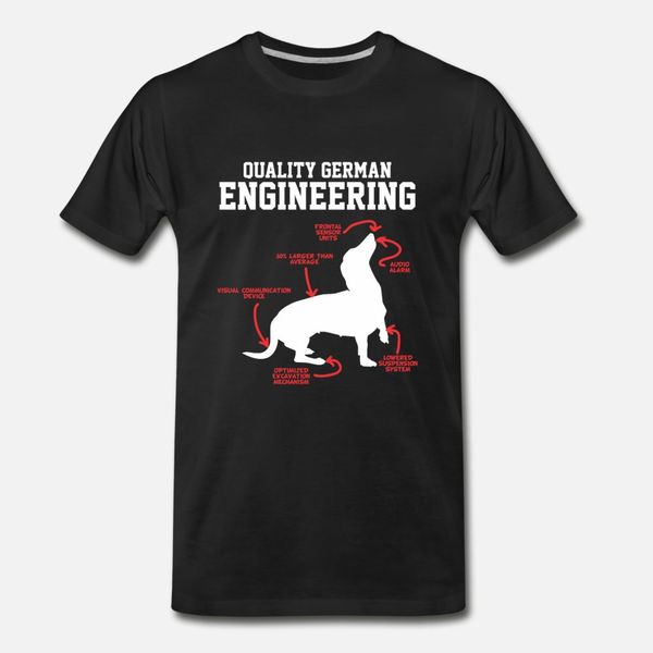 

german dachshund dog weiner engineering funny pupp t shirt men famous short sleeve s-xxxl gents famous building spring pattern