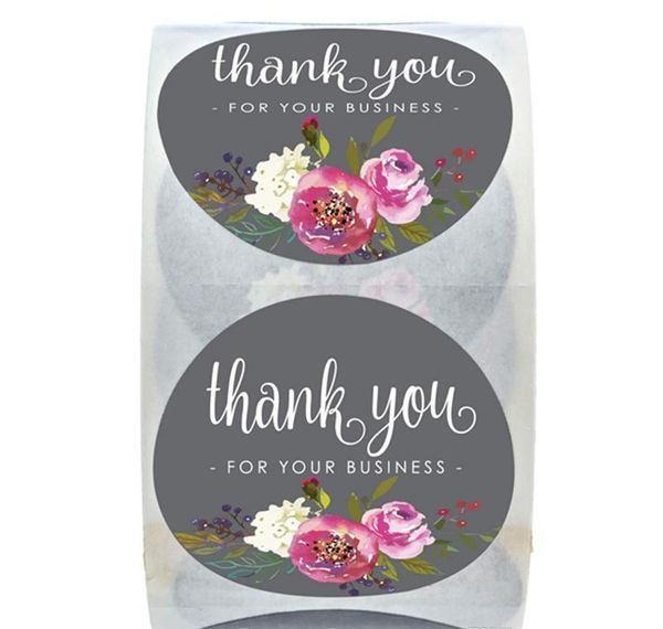 

stickers stickers label card you coated stickers roll envelope invitation floral paper handmade seal you craft thank thank dfoyt wrhome