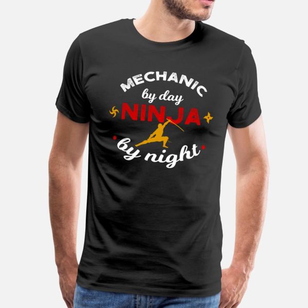 

механиком дня ninja by night тенниска мужчины дизайн хлопок o-образный вырез формальная известная аутентичной весна pattern рубашка