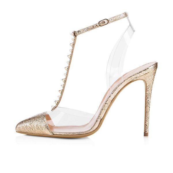 

selling women trendy pvc pointed toes high-heel shoes multiple color choices designer shoes wear-resisting pumps, Black