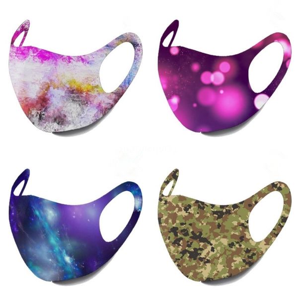 

starry sky 3d face mask платки пыле рм2,5 haze защитный шарф банданы флаг сша печатные оголовье велоспорт headwear ear-loop шарф d # 683