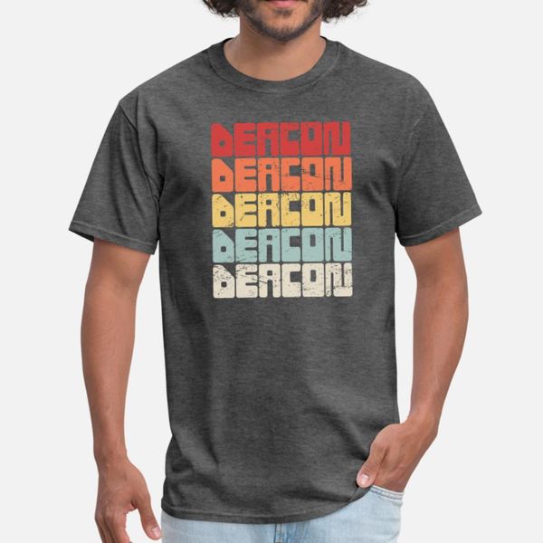 

retro christian church deacon church elder t shirt men personalized tee shirt plus size 3xl formal graphic funny summer slim shirt