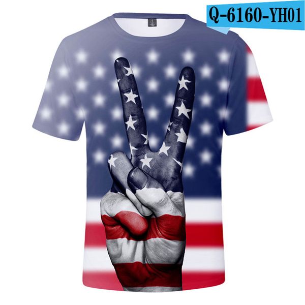 

skull eagle usa national flag 3d print shirts hippie hippie funny men clothing