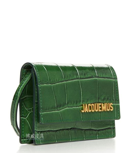 

Jacquemus new niche design brand with Le Bello diagonal mini bag crocodile pattern single shoulder handbag wholesale purse zhuanqian2hao