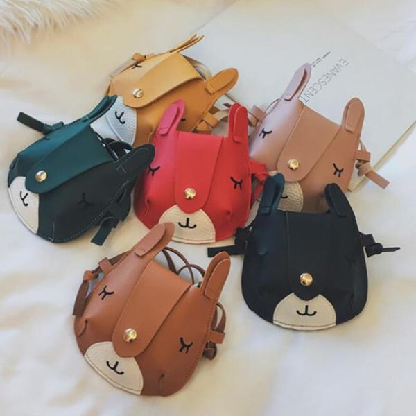 

girls small coin purse lovely cat mini leather bags for baby girls messenger bags princess kids storage handbag children wallets, White