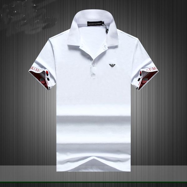 

casual mens designers polo embroidery mens polo shirts fashion shirt men women high street casual tees size m-3xl, White;black