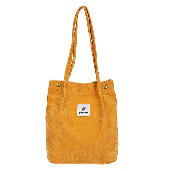 

women corduroy shopping shoulder bag casual messenger lady tote handbag
