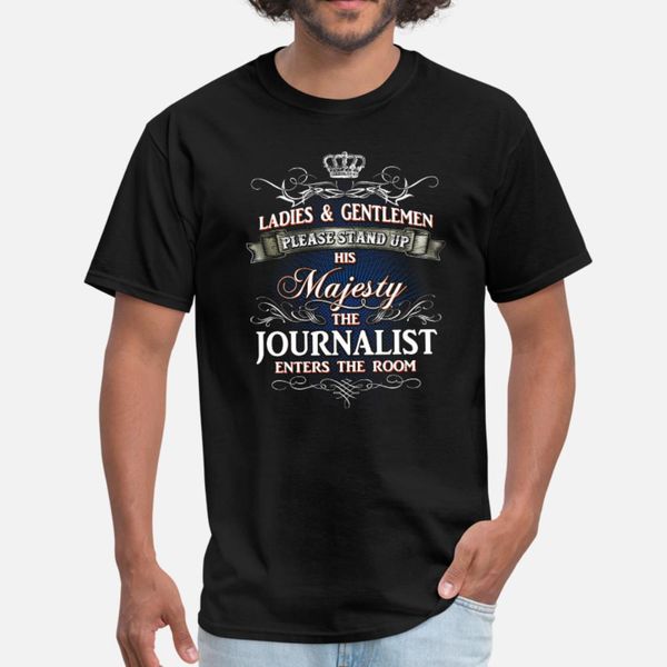 

s for men job journalist t shirt men designer short sleeve round collar solid color loose fashion summer style unique shirt