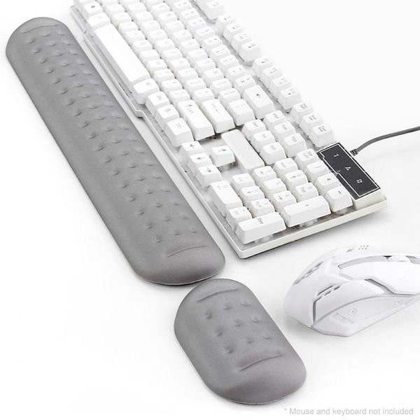 

office memory sponge hand wrist rest support keyboard mouse pad mat cushion memory sponge wrist mouse pad