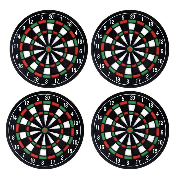 

round beer mats cup the hit spot drink coasters beverage board bottle mat dart bullseye 8pcs xhlight gieow
