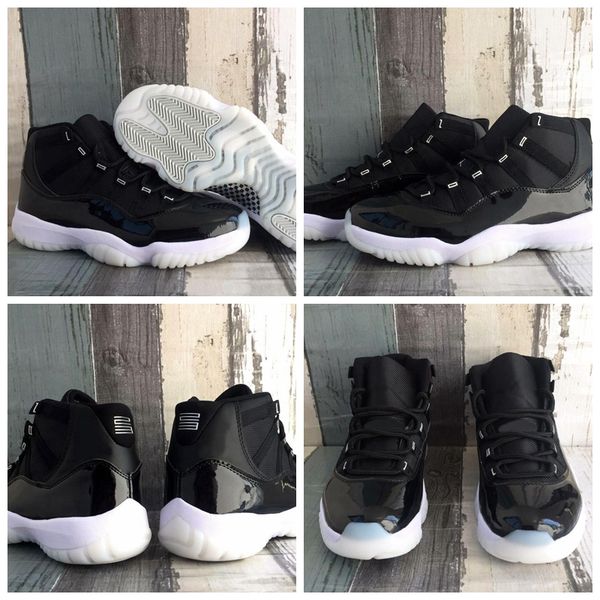 

2020 новый 11 concord 25th anniversary женщины mens баскетбол обувь jumpman 11s спортивные тренажеры black metallic silver 23 кроссовки разм