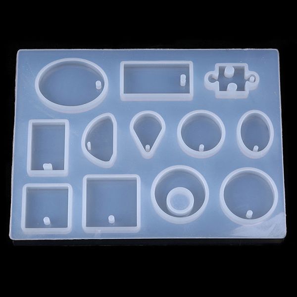 

silicone mold crystal jewelry pendant necklace resin mould craft making tool