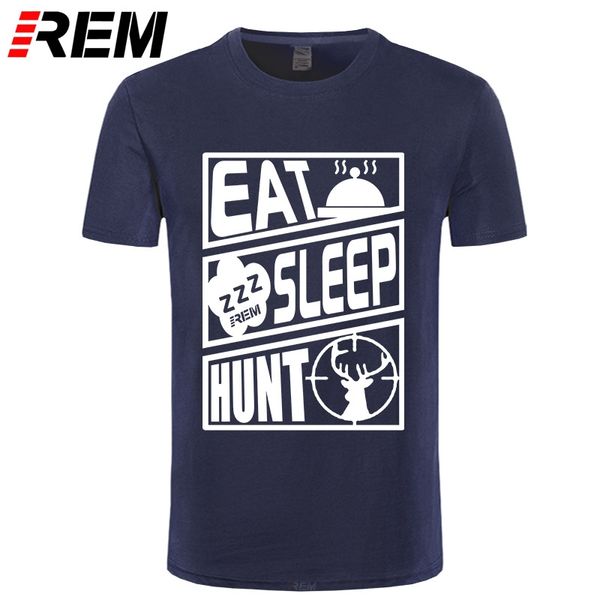 

kurzarm t-shirt eat sleep hunt jagd essen schlafen hirsch