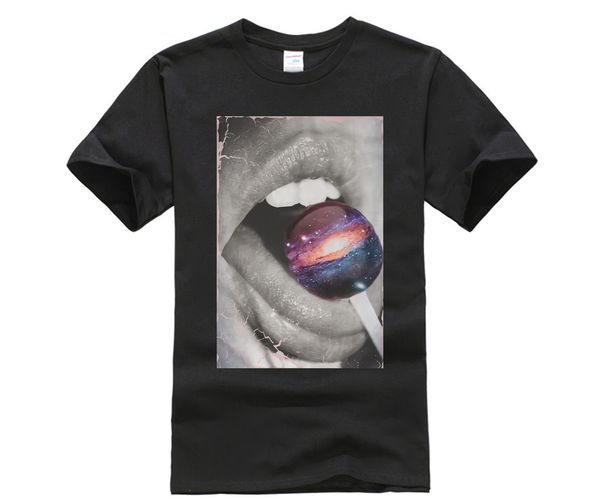 

100% cotton summer men's t-shirt cartoon fun t-shirt galactic taste custom t shirts
