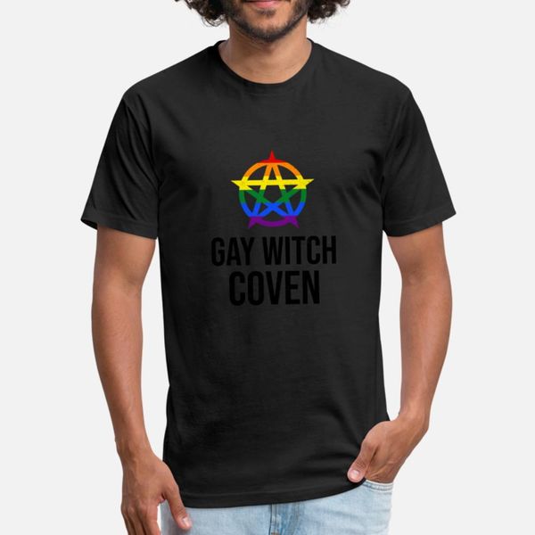 

gay witch pride lesbian lgbt rainbow pentagram t shirt men create 100% cotton euro size s-3xl novelty anti-wrinkle new fashion spring shirt