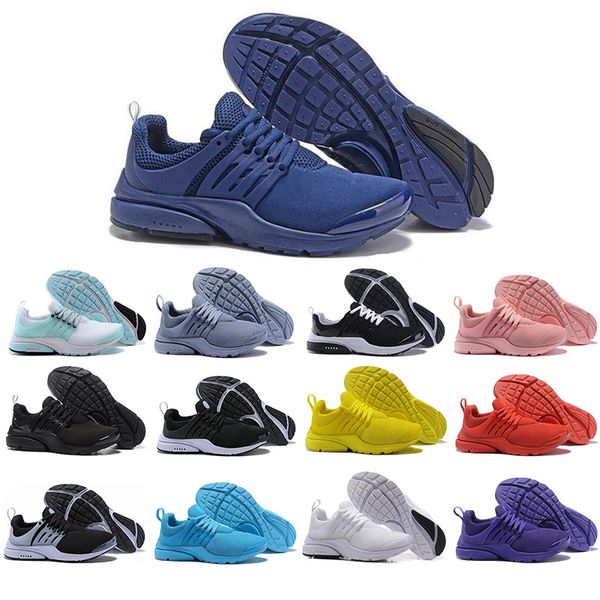 

wholesale presto br qs yellow triple black white red blue men women running shoes presto react ultra jogging mens trainers sport sneakers