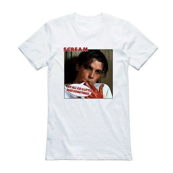 

scream vintage 90s horror movie t-shirt tee tshirt film gift 100% organic tee shirt fashion classic style
