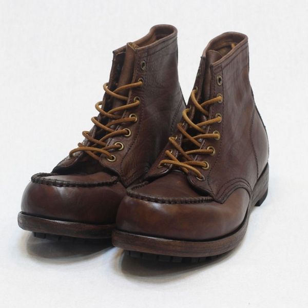 

square toe retro vintage genuine leather work ankle boots cowskin men boots 2020 new fashion male footwear, Black