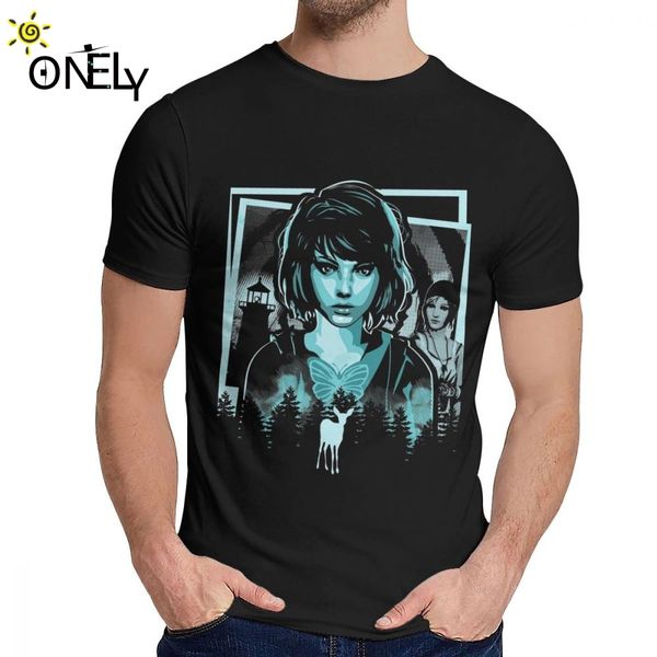 

crewneck anime life is strange с коротким рукавом винтаж мужской тонкий top tee s-6xl