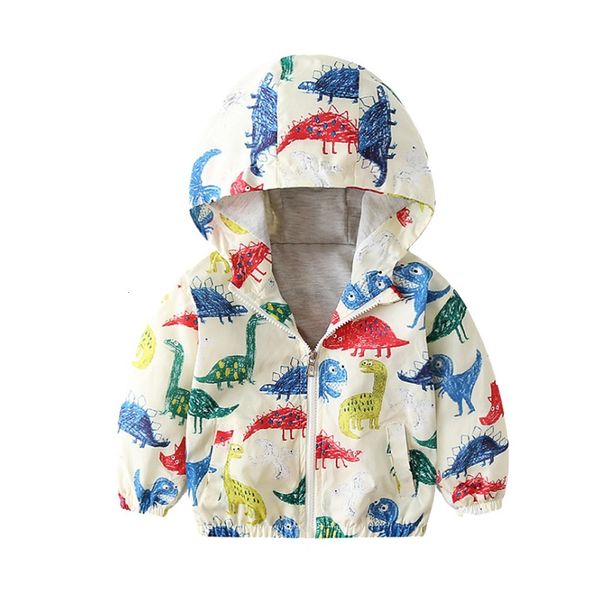 

baby boys jackets autumn kids dinosaur jacket warm thick hooded coat children outerweartoddler girl boy clothing windbreaker