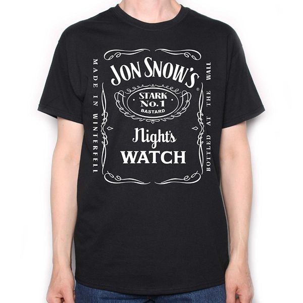 

cotton for men tee shirt short sleeve hooligans jon snow whisky label t shirt - an old hooligans original hip hop clothes