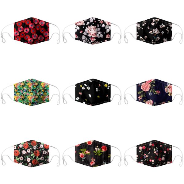 

women men funny face maskcartoon print festive mask ultraviolet-proof washable running riding bike#829, Black