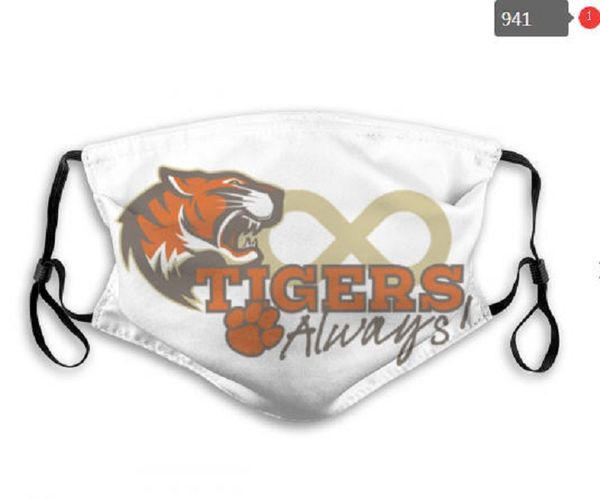 

wholesale teams college student designer face mask 5 layer activated carbon filter waterproof breathable mask m-shaped nose clip mask c106