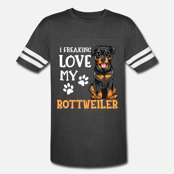 

i freaking love my rottweiler dog dogs rotti gift t shirt men character 100% cotton s-xxxl formal fit breathable summer unique shirt