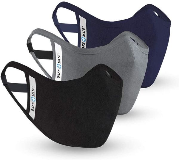 

astroai reusable dust mask with filter-personal adjustable suitable safe + mate x case mate washable reusable mask