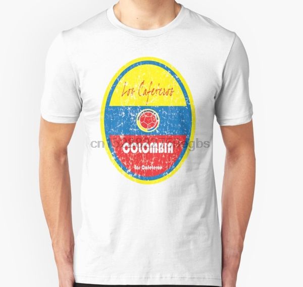 

men tshirt football colombia (distressed) t shirt women t-shirt tees top