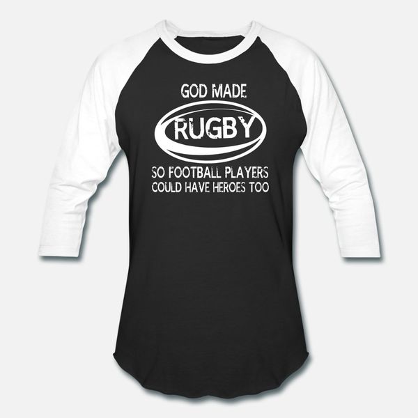 

god made rugby shirts t shirt men personalized 100% cotton o-neck trend anti-wrinkle funny spring pictures shirt