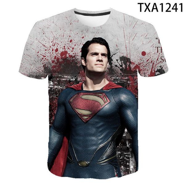 

superman 3d boy girl printed cool 3d print shirts kawaii horror funny men clothing