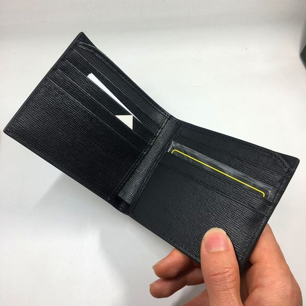 

2020 black genuine leather men short billfold purse cowhide leather credit card holder wallet fashion snake id card wallets for man 451268